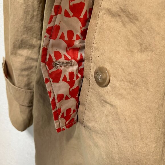 Coldwater Creek Safari Coat Field Jacket‎ Trench Coat Women Size P14 - Picture 4 of 13